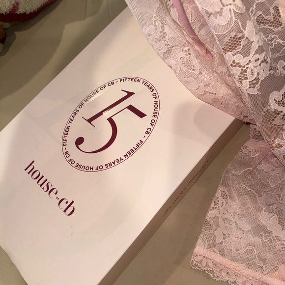 House of CB Pink Lace Long Sleeve Dress - Picture 5 of 10